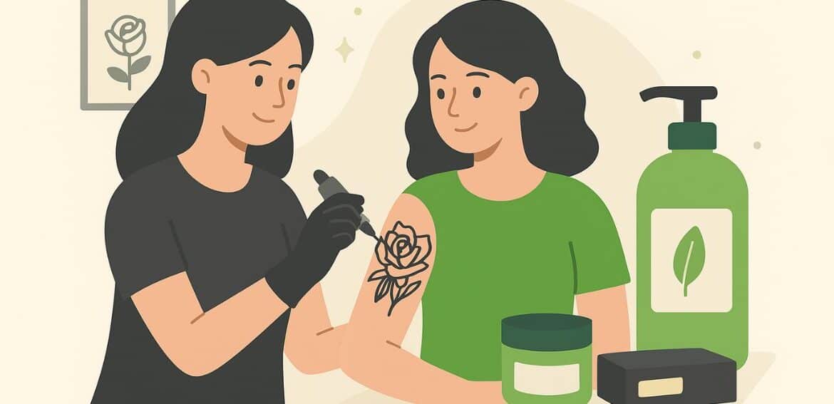 tattoo aftercare and merchandise bundling